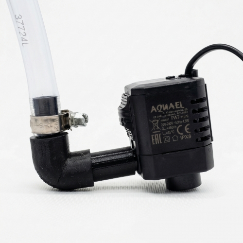 Kolanko 90° do podłączenia hydroponiki i filtra Pat Mini